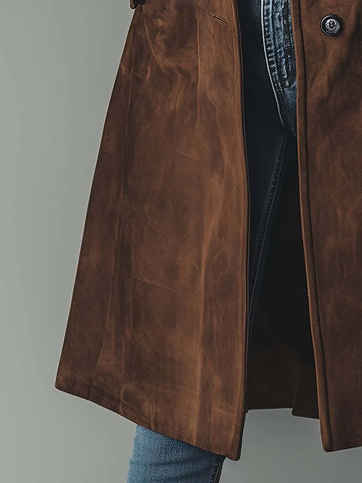 Sienna - Trench Elegante de Ante