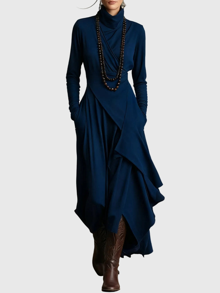 Isabeau | Vestido Maxi Drapé Elegancia