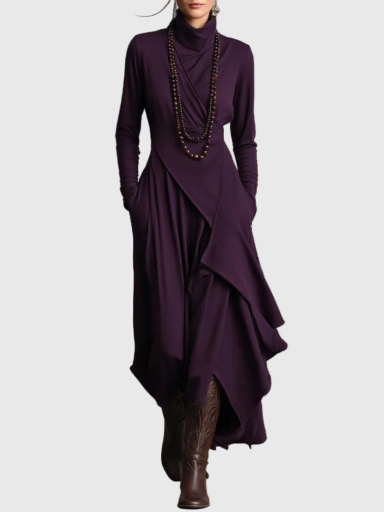 Isabeau | Vestido Maxi Drapé Elegancia
