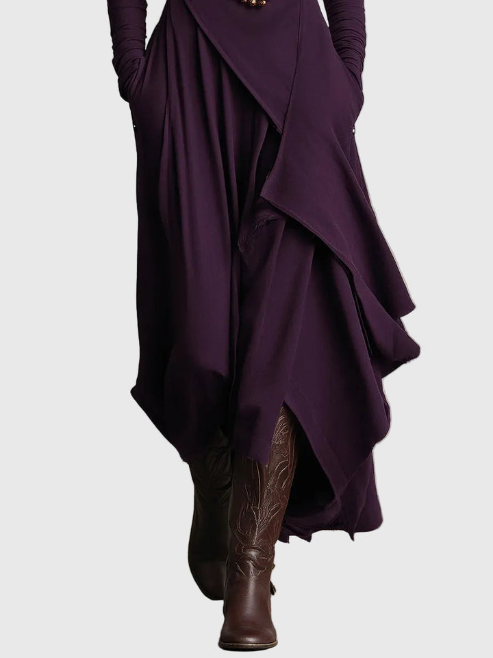Isabeau | Vestido Maxi Drapé Elegancia