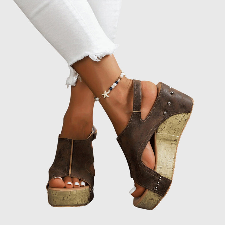 Émilie | Sandalias Ortopédicas con Cuña