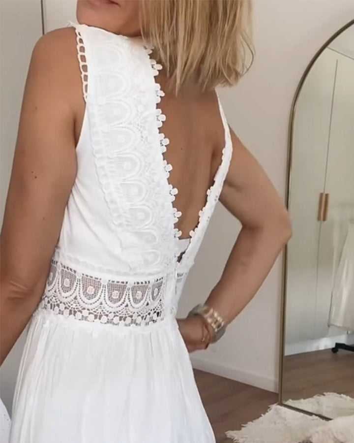 Amandine | Vestido Maxi Encaje