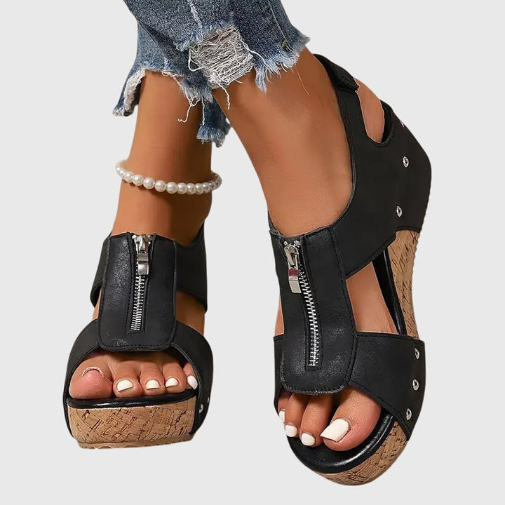 Bridie | Sandalias Ortopédicas con Cuña