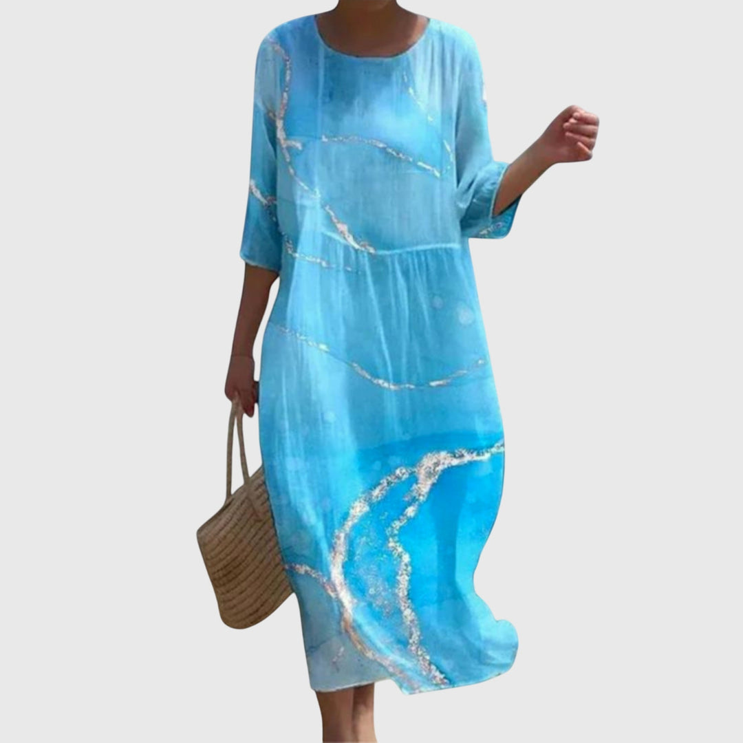 Rosalie | Vestido Maxi Floral Suave