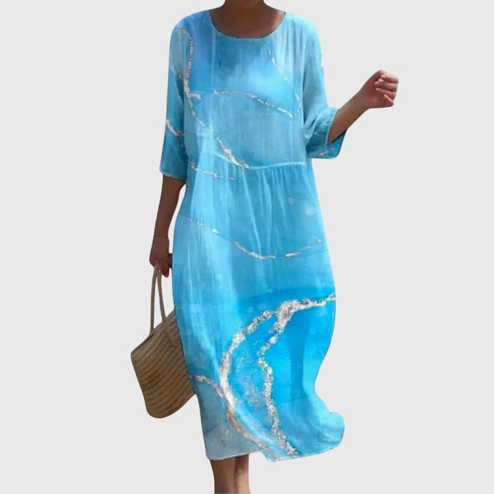 Rosalie | Vestido Maxi Floral Suave