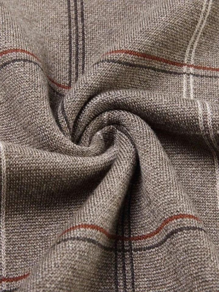 Academic Checkered Knit Vest - Dalton & Rowe
