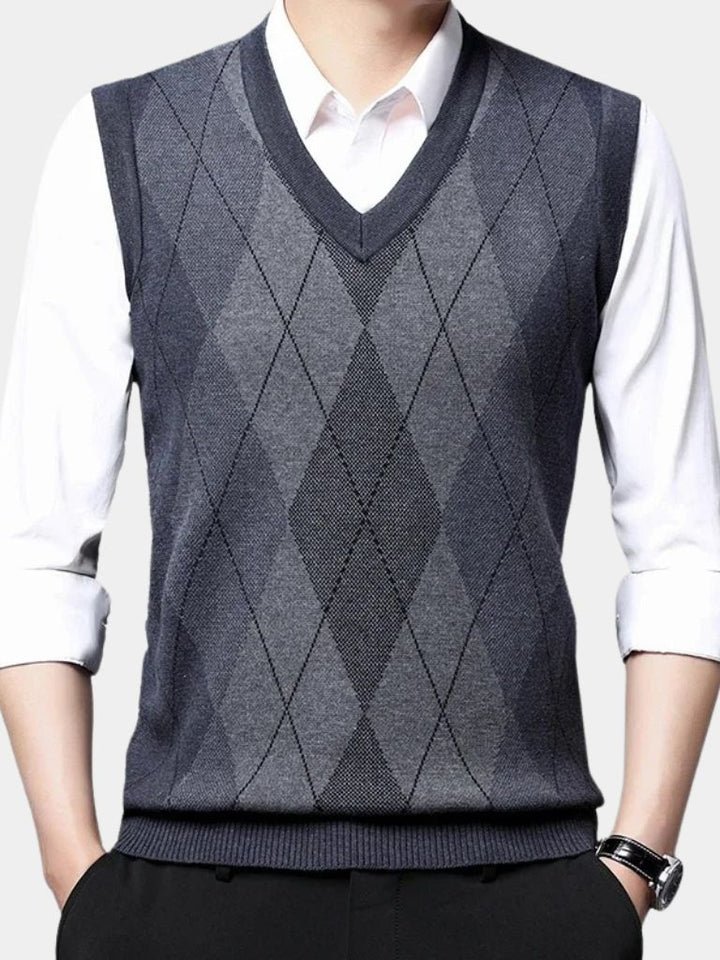Academic Essential Knit Vest - Dalton & Rowe