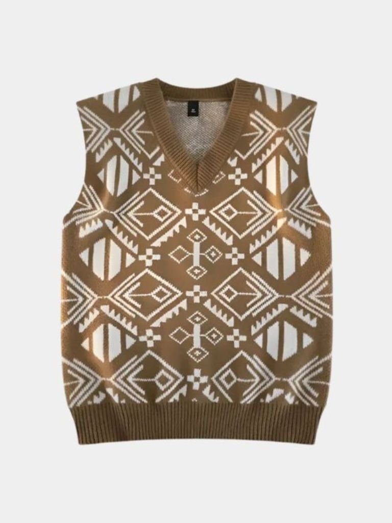 Academic Retro Knit Vest - Dalton & Rowe