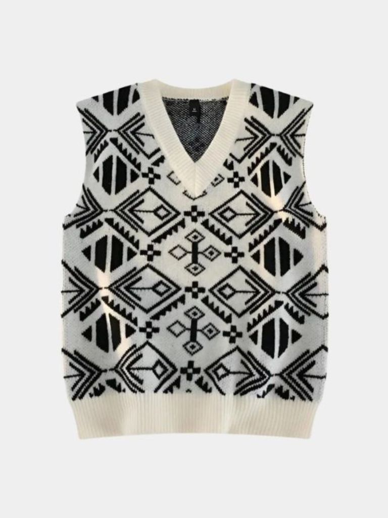 Academic Retro Knit Vest - Dalton & Rowe
