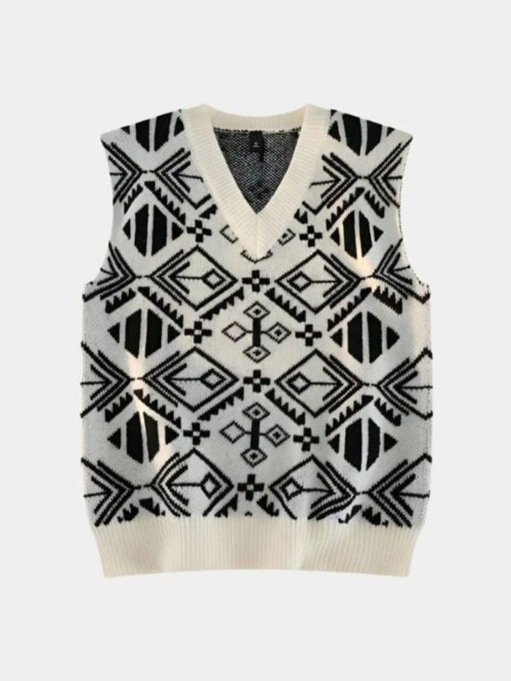 Academic Retro Knit Vest - Dalton & Rowe