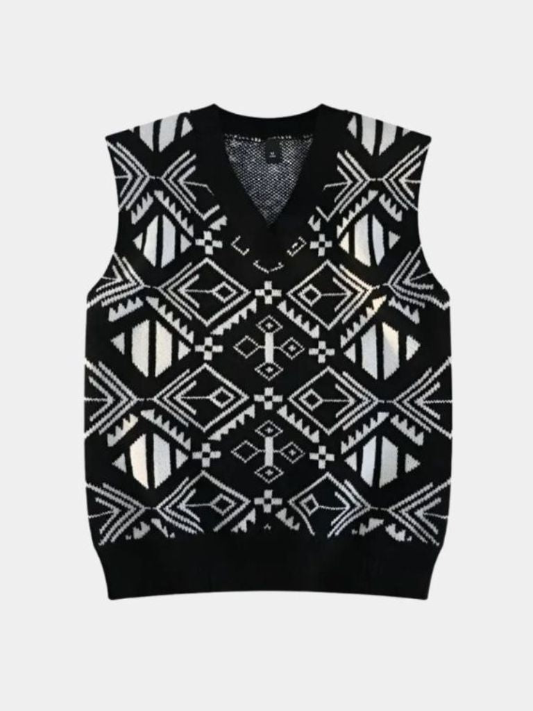 Academic Retro Knit Vest - Dalton & Rowe