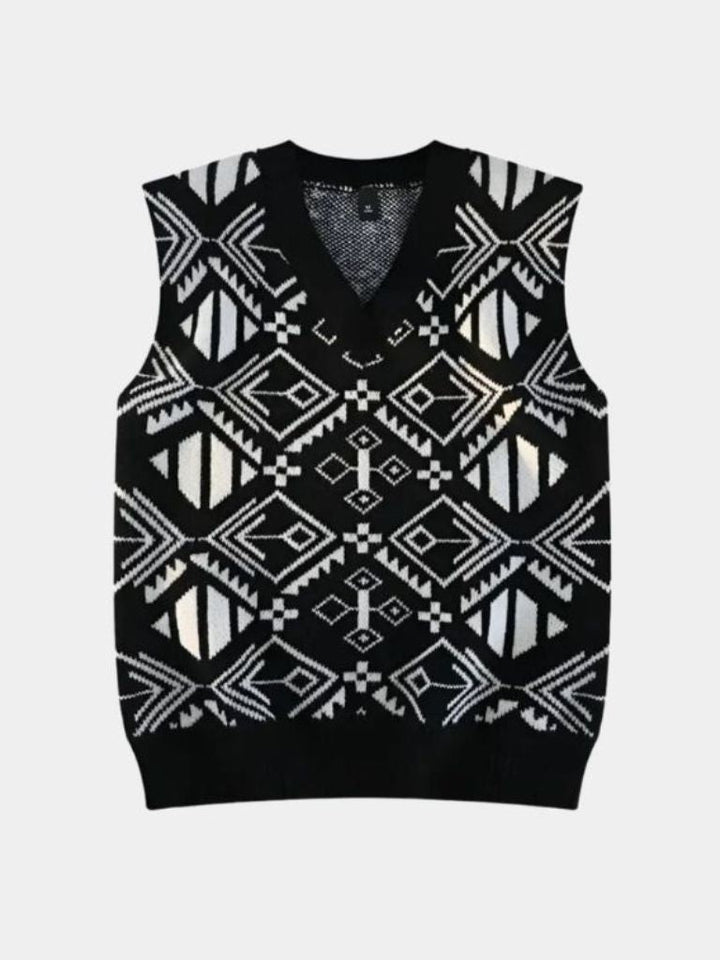 Academic Retro Knit Vest - Dalton & Rowe