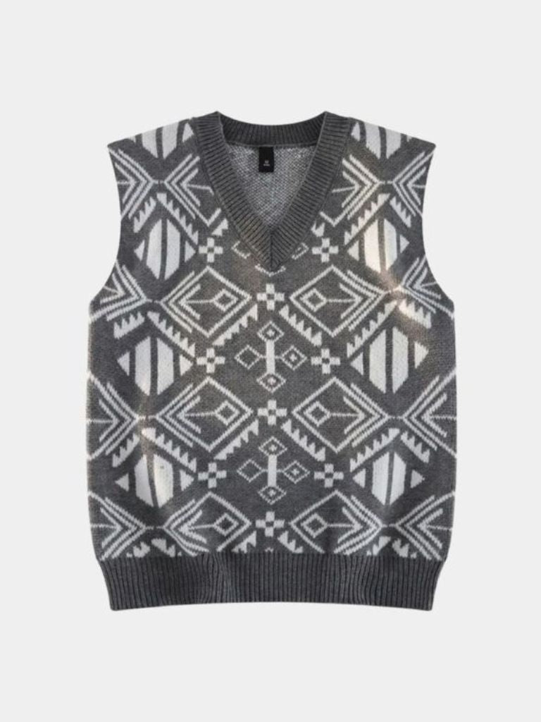 Academic Retro Knit Vest - Dalton & Rowe