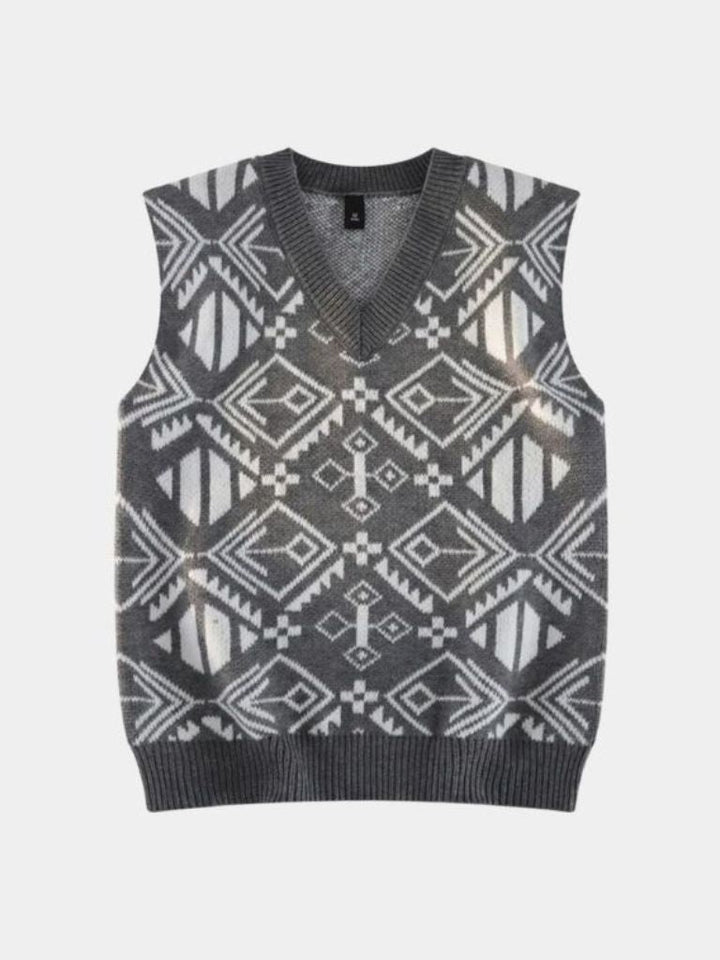 Academic Retro Knit Vest - Dalton & Rowe