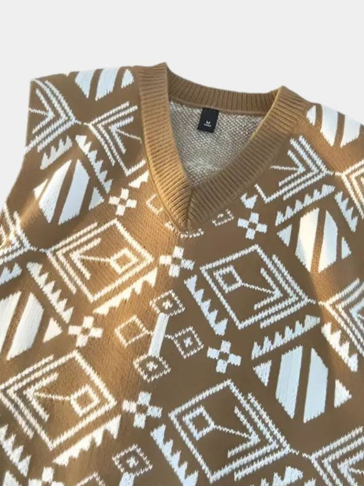 Academic Retro Knit Vest - Dalton & Rowe
