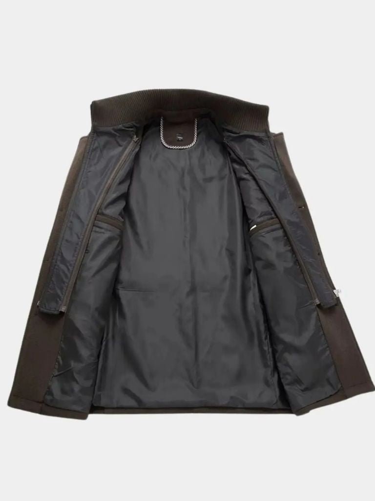 Aristocratic Black Wool Overcoat - Dalton & Rowe