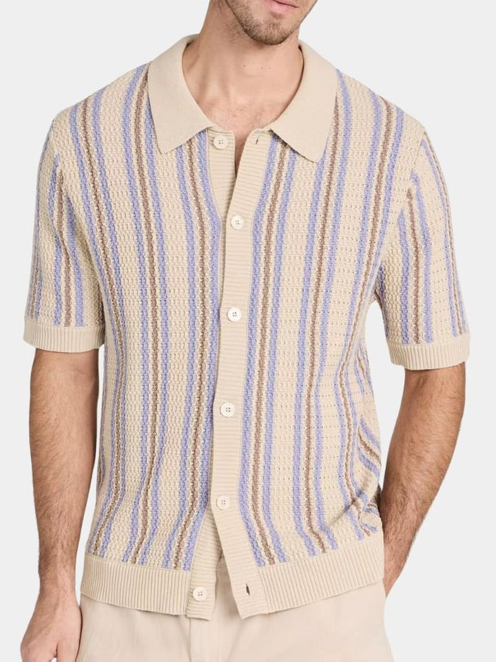 Atlantic Frame Knit Polo - Dalton & Rowe