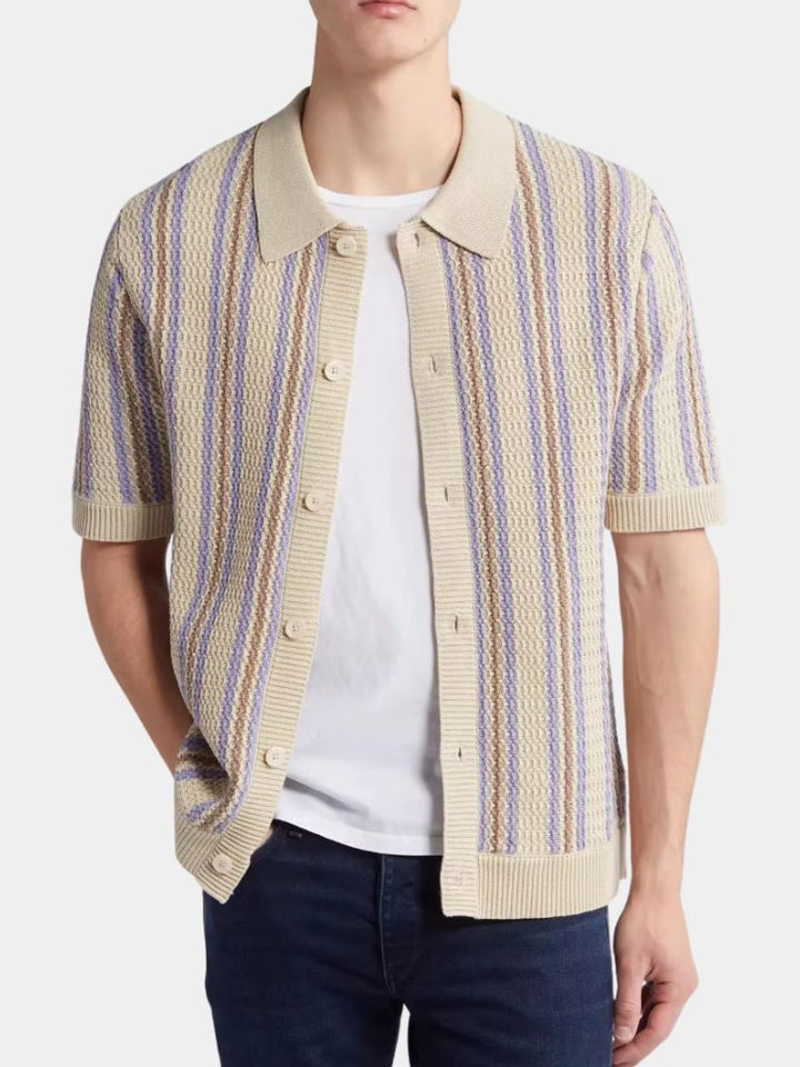 Atlantic Frame Knit Polo - Dalton & Rowe