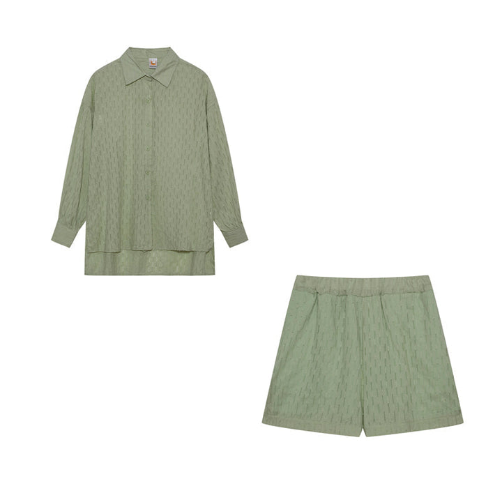 Elizabeth - Conjunto de Camisa y Shorts Ligeros