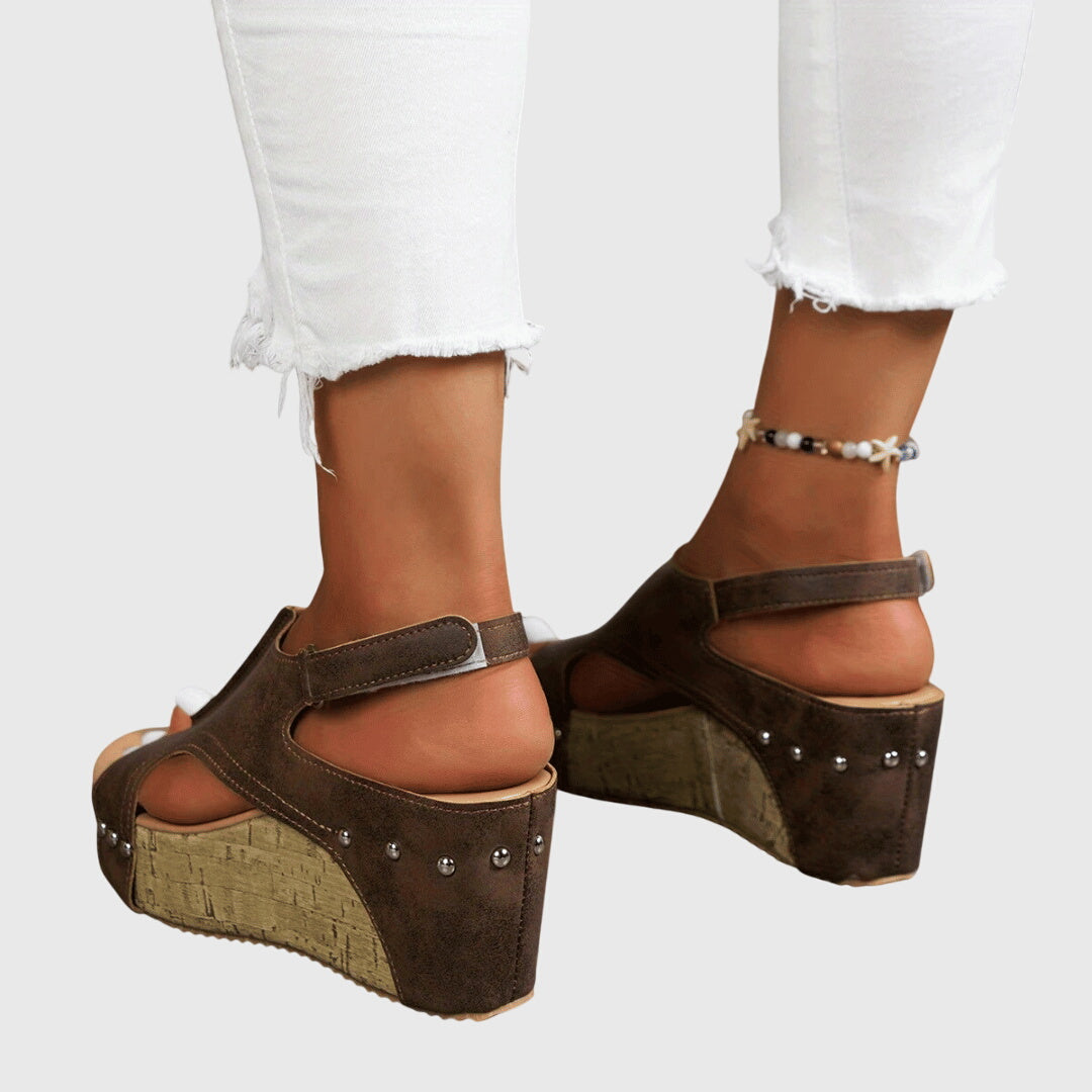 Émilie | Sandalias Ortopédicas con Cuña
