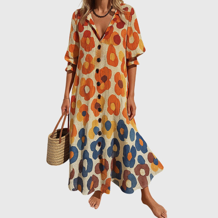 Hortense | Vestido Maxi Impreso Floral