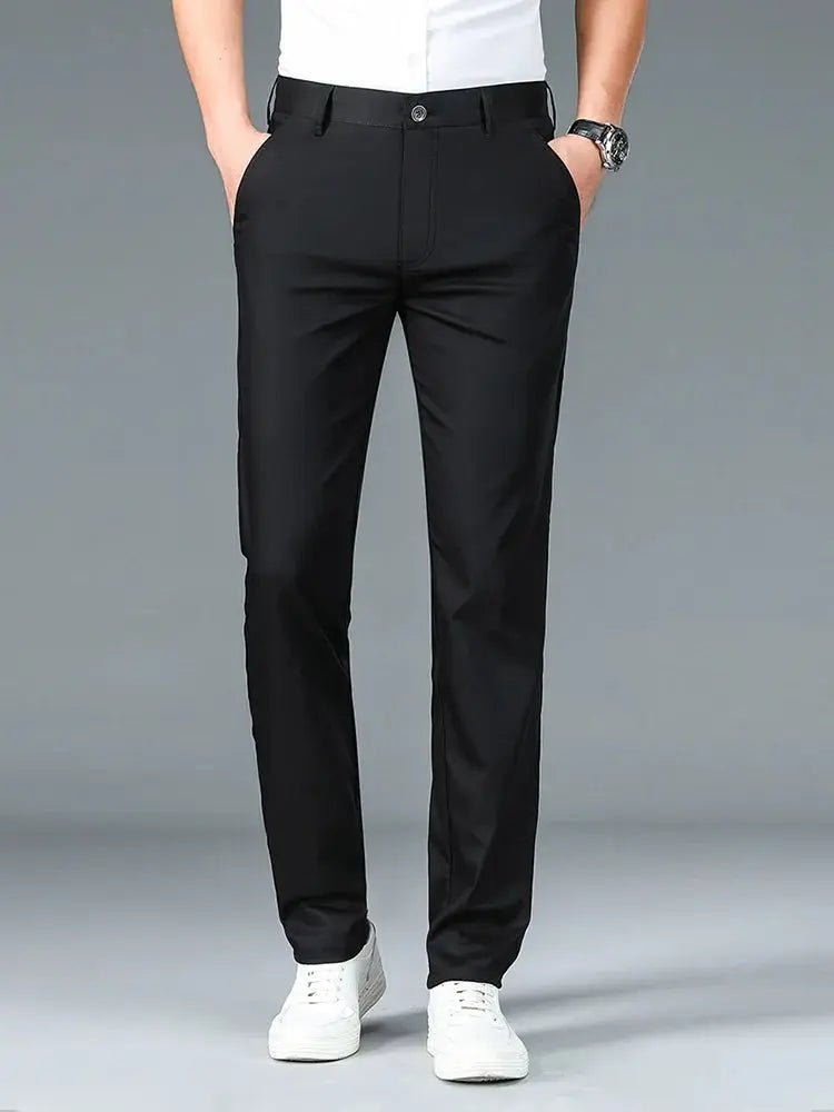Bamboo Fiber Minimalist Straight Trousers - Dalton & Rowe