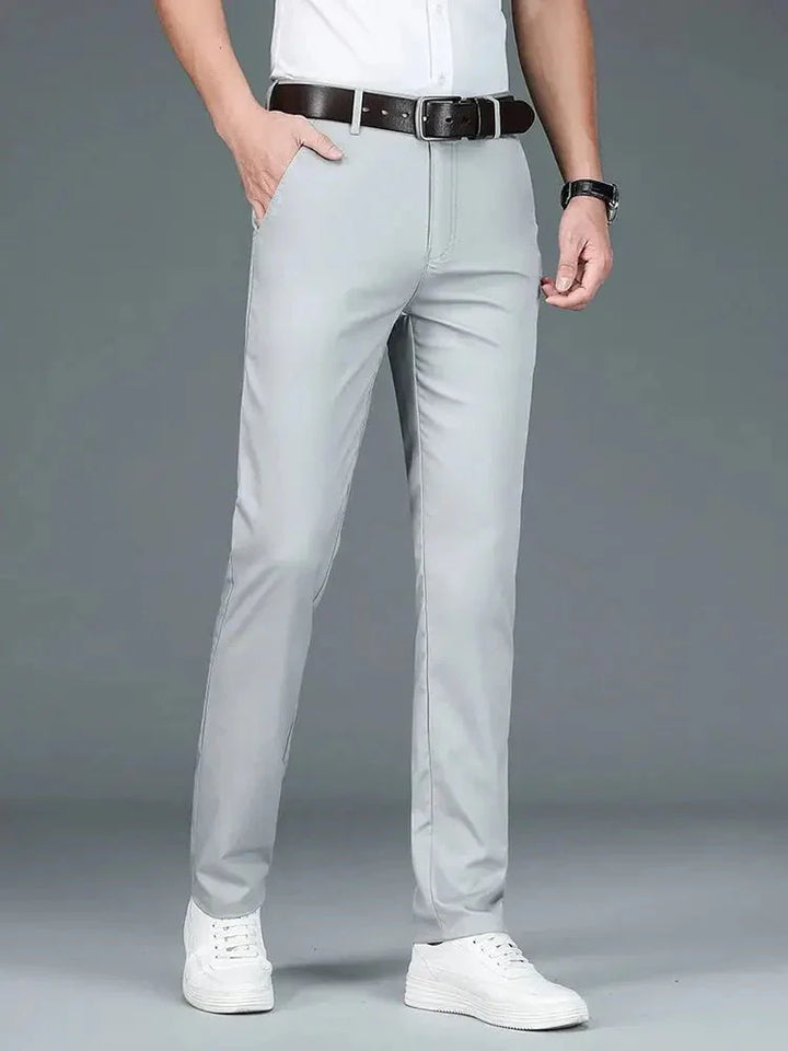 Bamboo Fiber Minimalist Straight Trousers - Dalton & Rowe