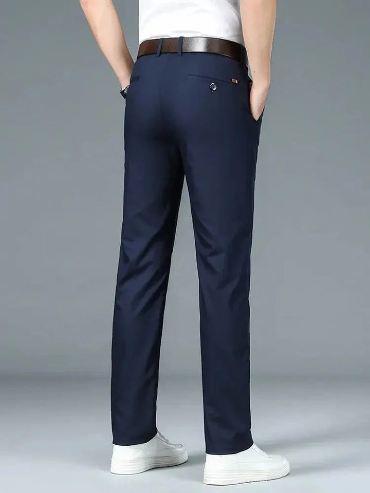 Bamboo Fiber Minimalist Straight Trousers - Dalton & Rowe