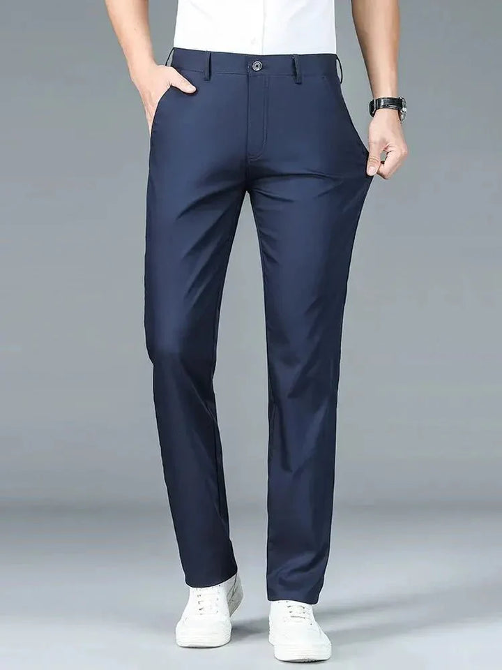 Bamboo Fiber Minimalist Straight Trousers - Dalton & Rowe