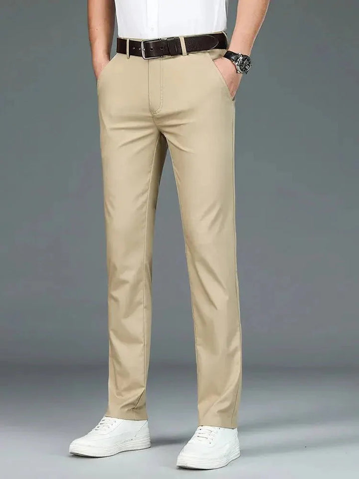Bamboo Fiber Minimalist Straight Trousers - Dalton & Rowe