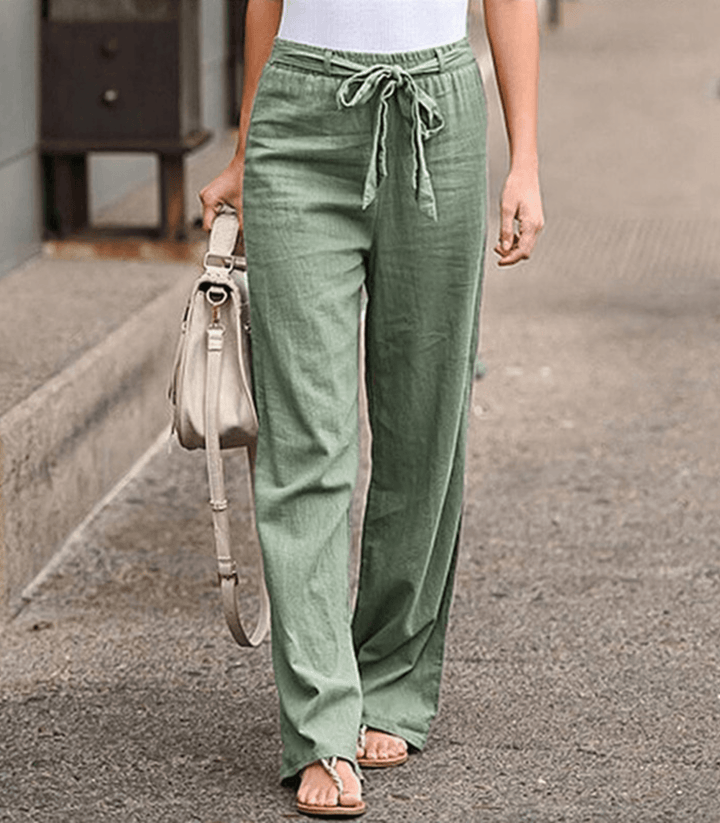 Joleen - Pantalón de Relax para Mujer con Cordón y Cintura Elástica