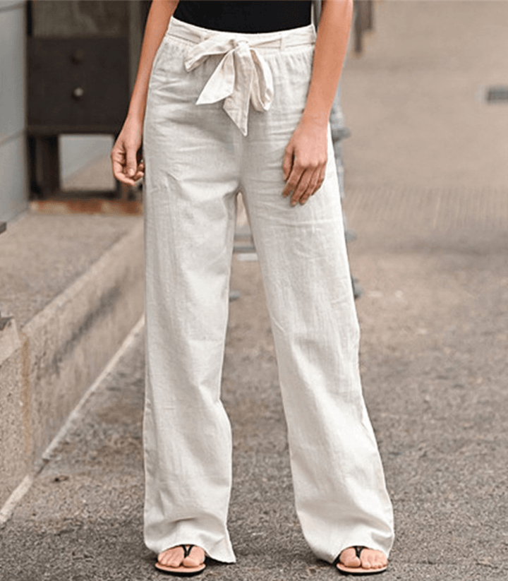 Joleen - Pantalón de Relax para Mujer con Cordón y Cintura Elástica