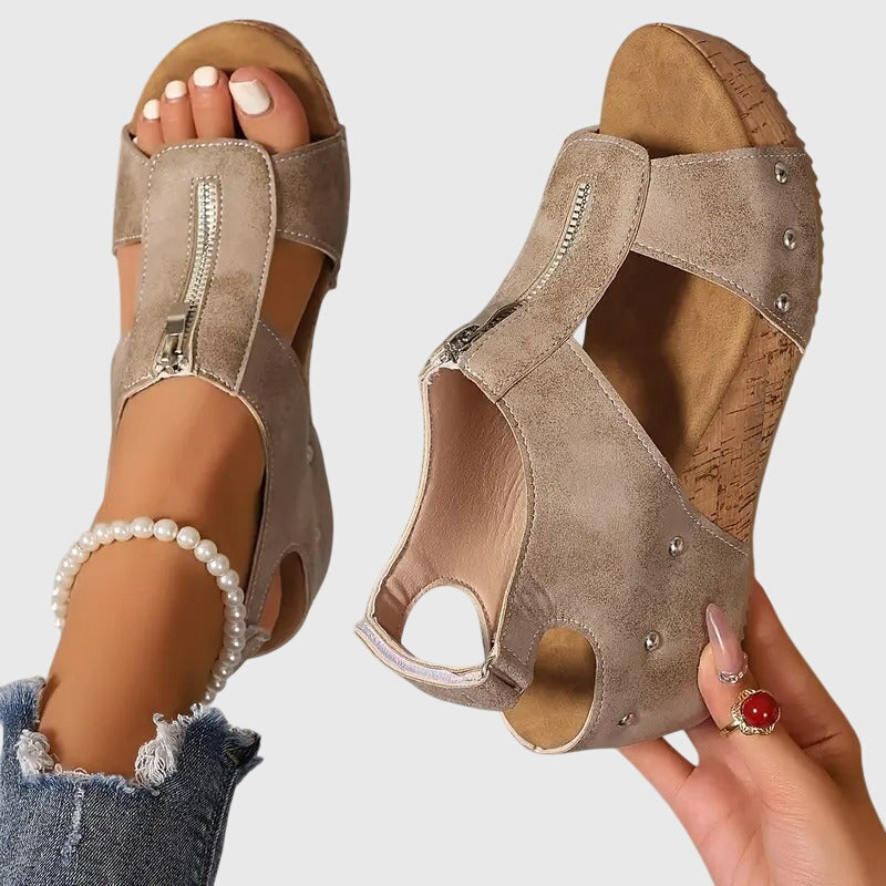 Bridie | Sandalias Ortopédicas con Cuña