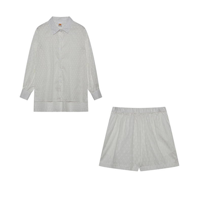 Elizabeth - Conjunto de Camisa y Shorts Ligeros
