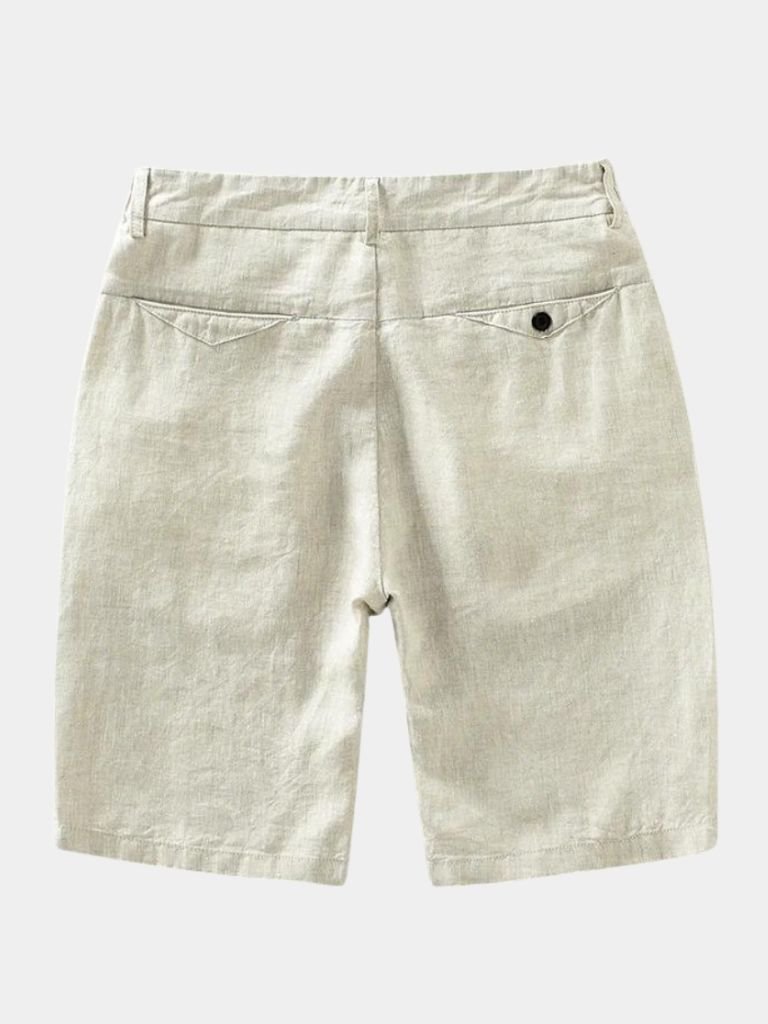 Bleu Horizon Linen Shorts - Dalton & Rowe