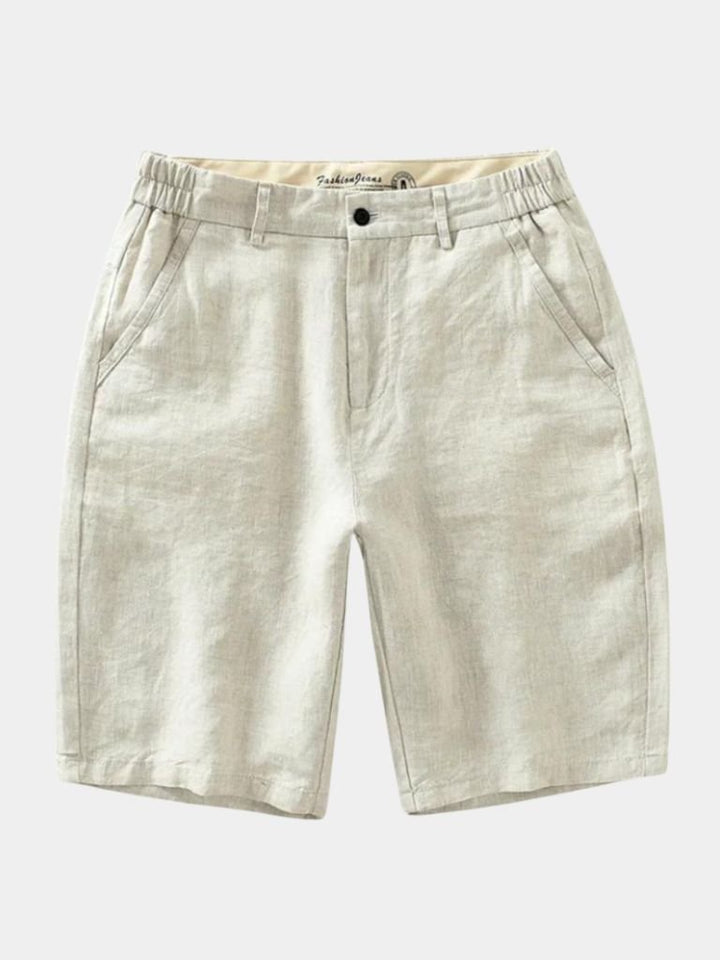Bleu Horizon Linen Shorts - Dalton & Rowe