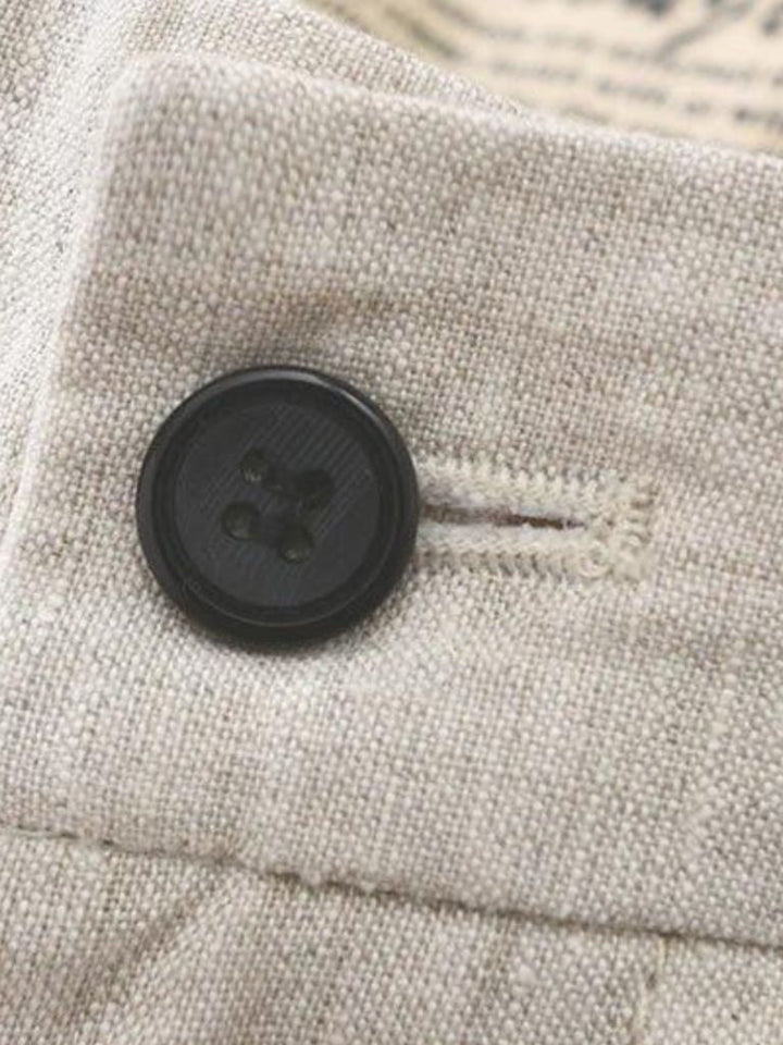 Bleu Horizon Linen Shorts - Dalton & Rowe