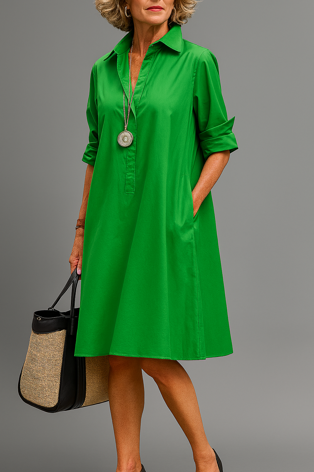 Maïwenn | Vestido Midi Minimalista