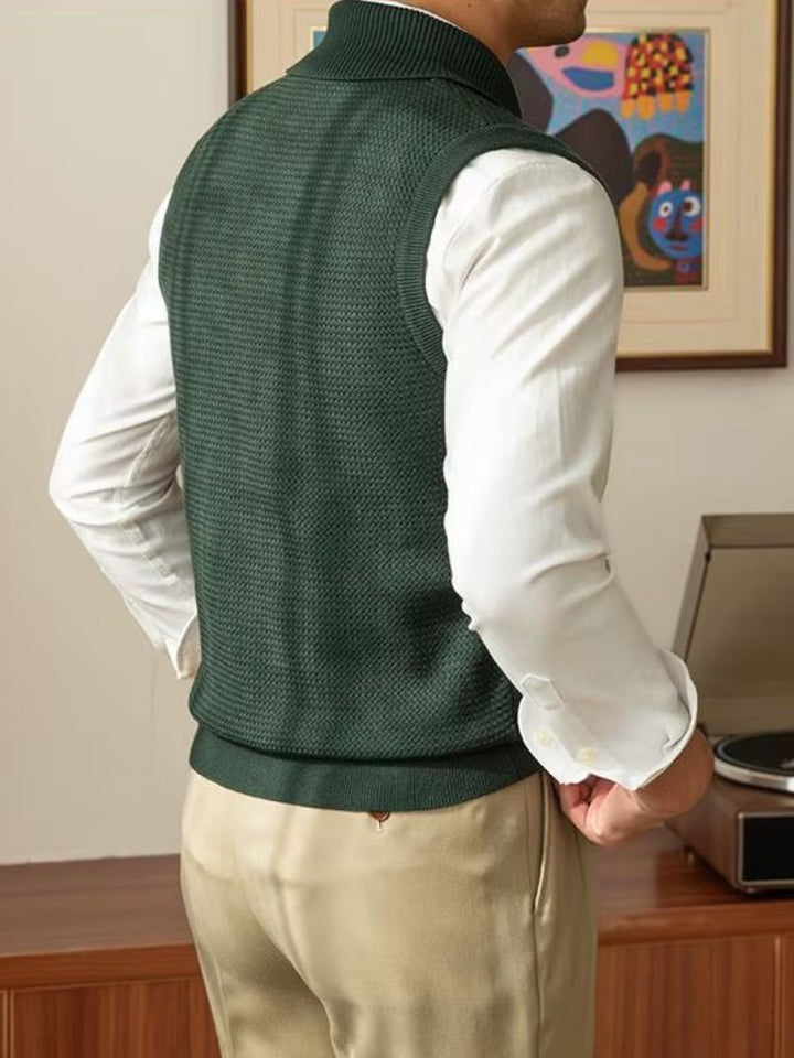 British Knit Vest Waistcoat - Dalton & Rowe