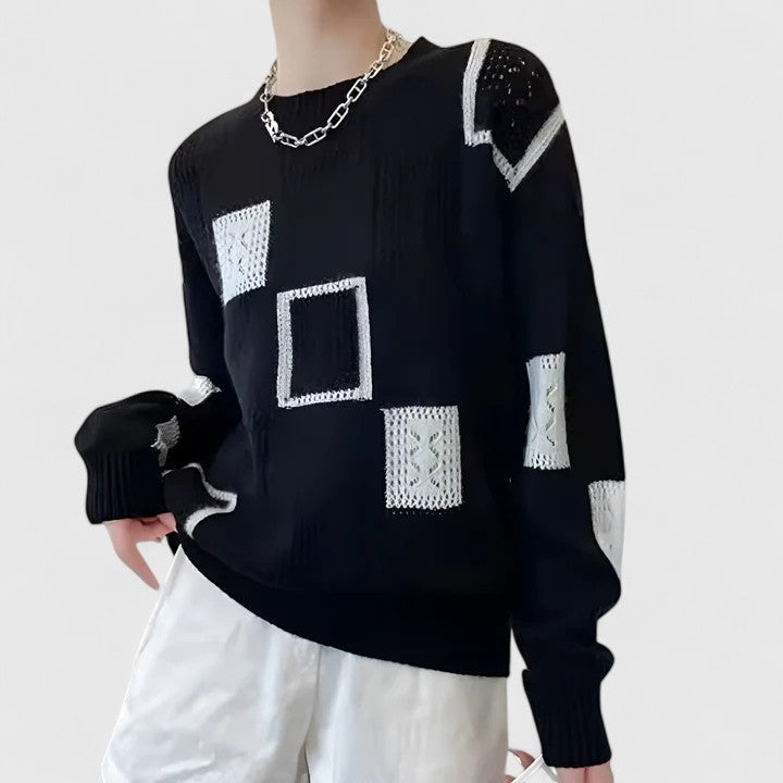 Pauline | Suéter Patchwork Chic
