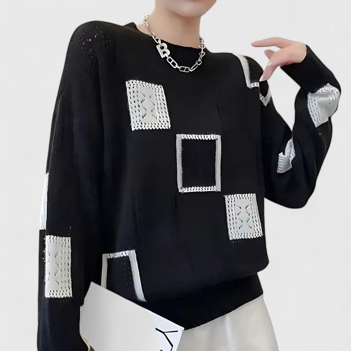 Pauline | Suéter Patchwork Chic