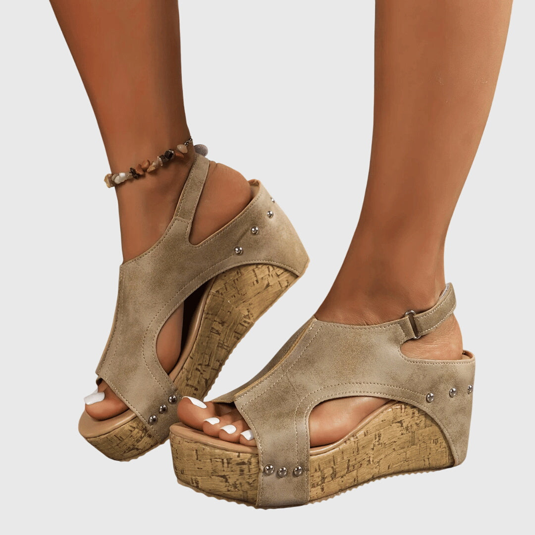 Émilie | Sandalias Ortopédicas con Cuña