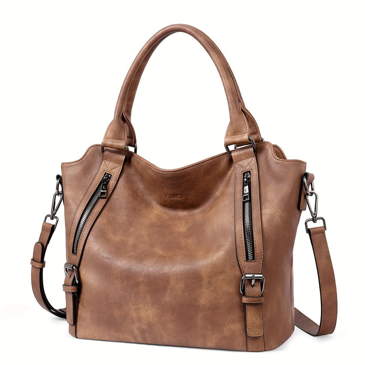 Laurine | Bolsa Tote Elegante Multi-Zips