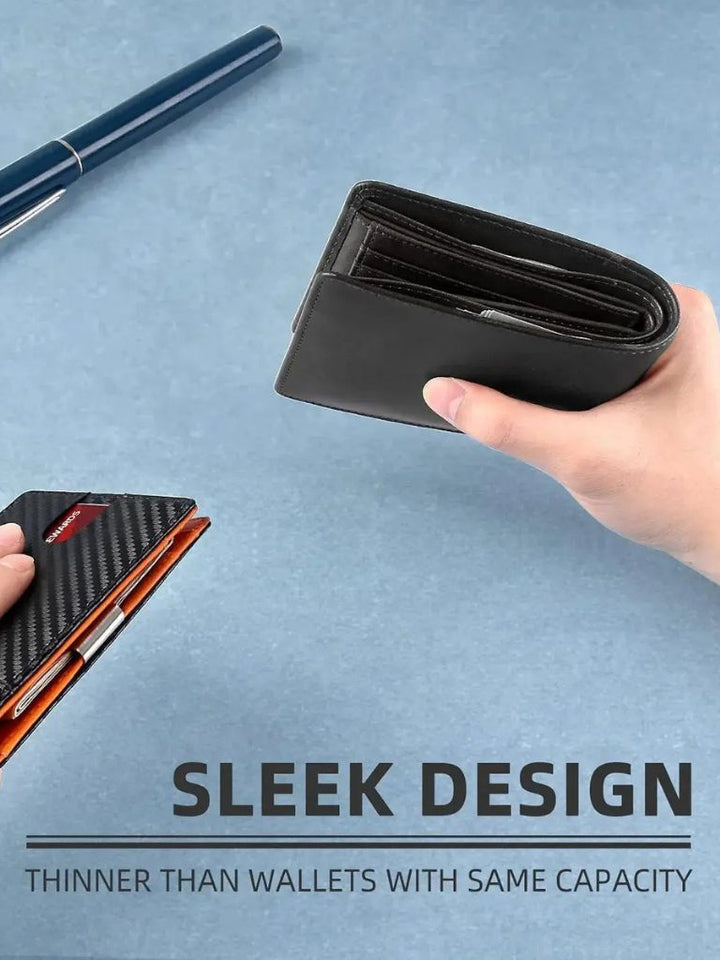 Carbon Fiber Anti RFID Minimalist Wallet - Dalton & Rowe