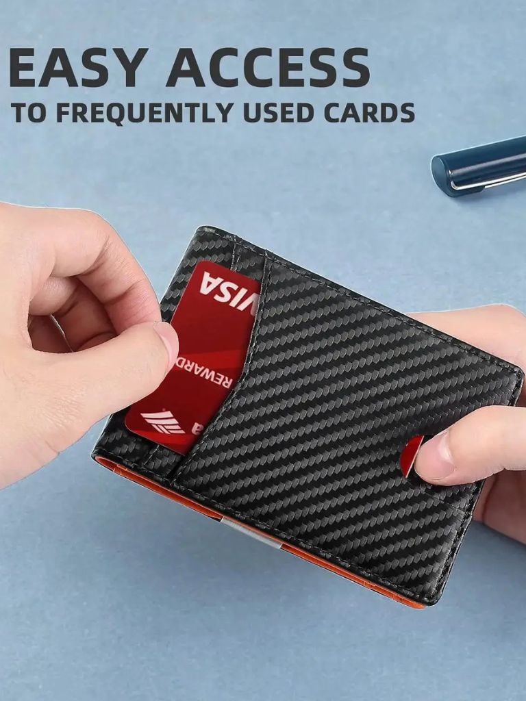 Carbon Fiber Anti RFID Minimalist Wallet - Dalton & Rowe