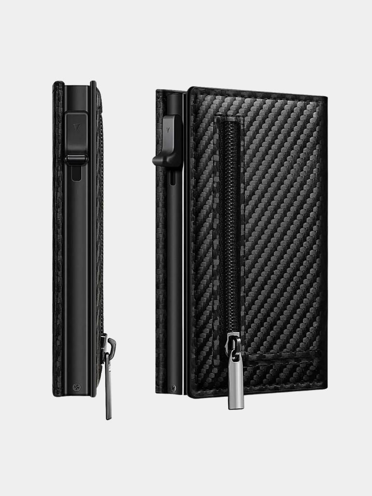 Carbon Fiber Wallet with Air Tag Holder RFID Blocking - Dalton & Rowe