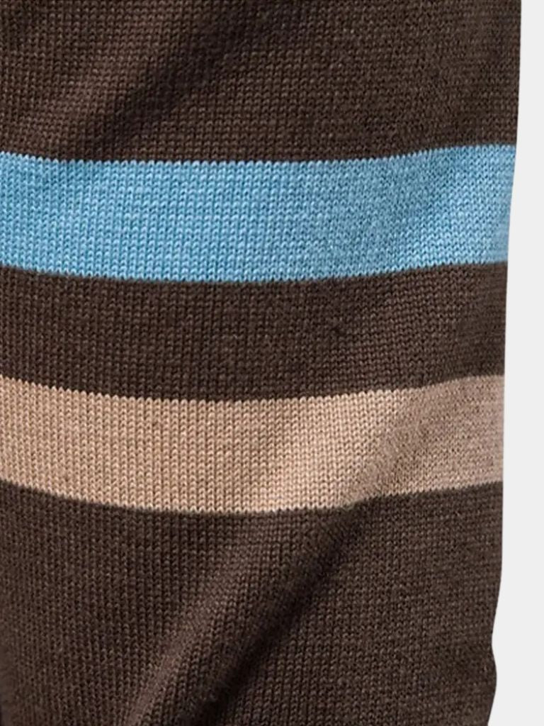 Cardigan Sweater Zipper Standing Collar Knitwear - Dalton & Rowe