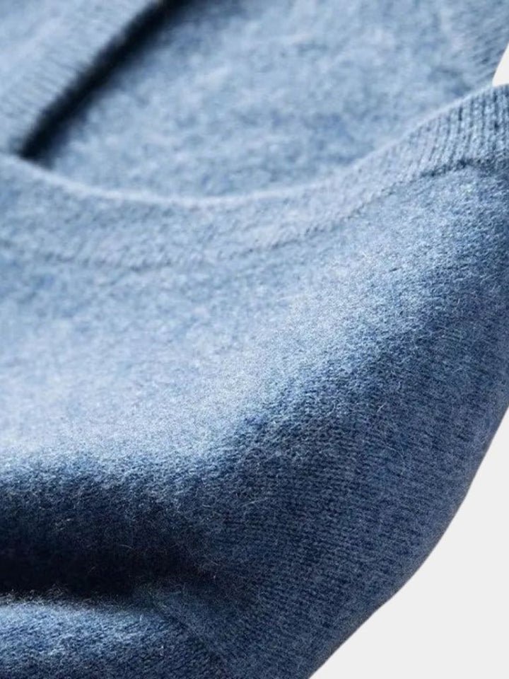 Cashmere V Neck Knitwear Sweater - Dalton & Rowe