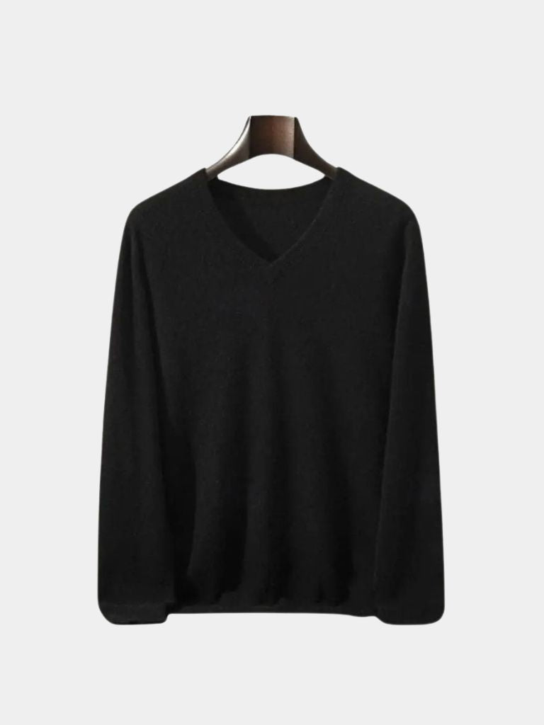 Cashmere V Neck Knitwear Sweater - Dalton & Rowe