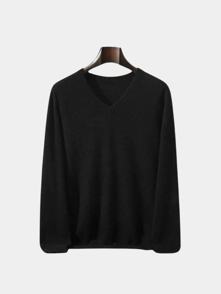 Cashmere V Neck Knitwear Sweater - Dalton & Rowe